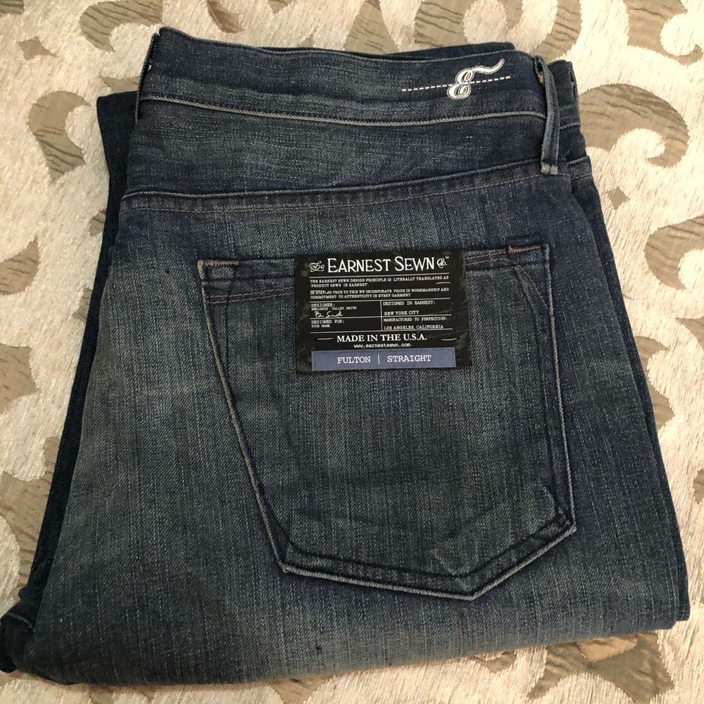 Lacoste by Earnest Sewn Men Straight Jeans - Picture 5 of 7